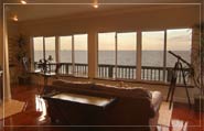 Master suite overlooking the Banana River