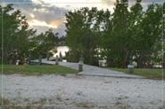 Water frontage and dock on Pelican Creek