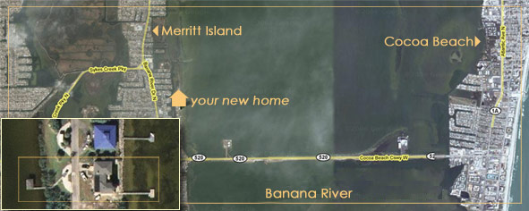 Located near Cocoa Beach, FL
